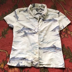 Vintage REYNS SPOONER Women’s M ALOHA 🐠 PRINT